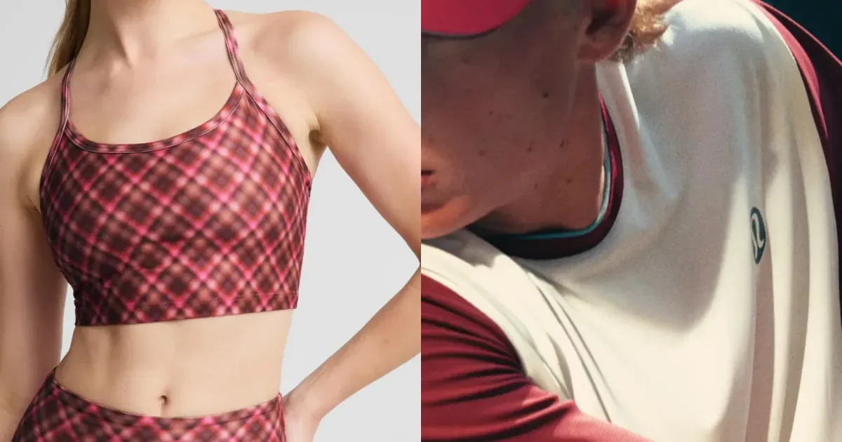 Soft studio yoga apparel and training-to-leisure layers from official fitness storefronts