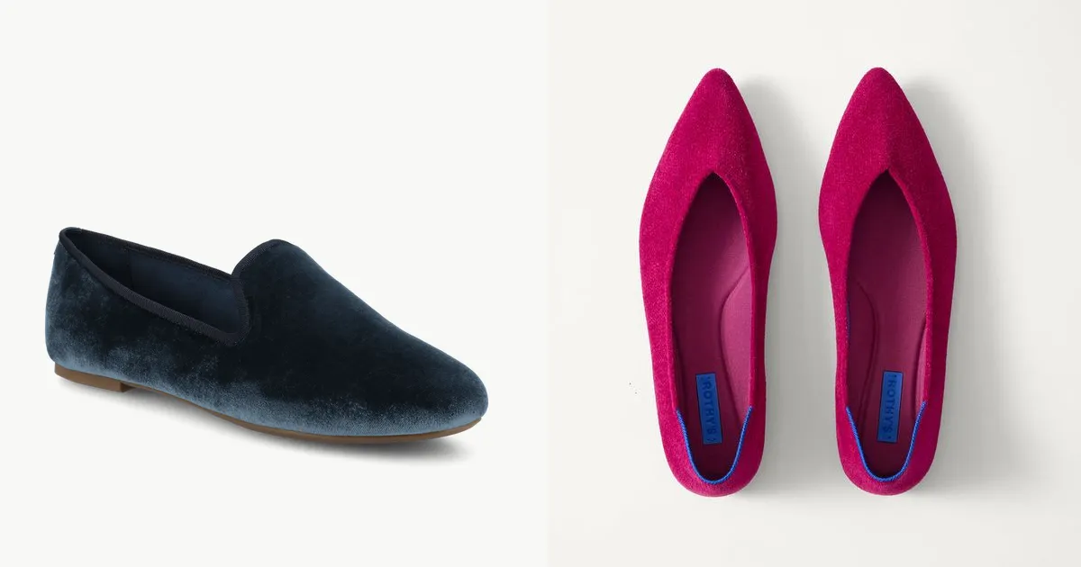 Everyday flats and washable knit shoes from official fashion storefronts