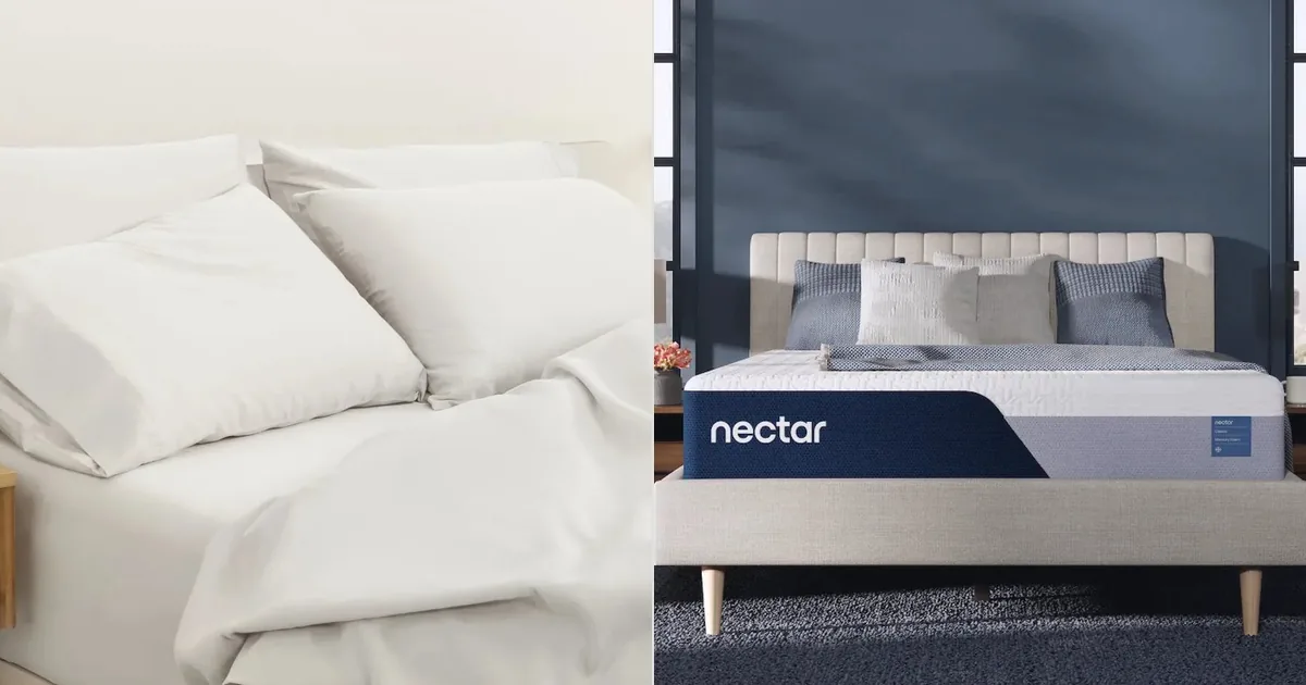 Official product photos of Casper and Nectar mattresses