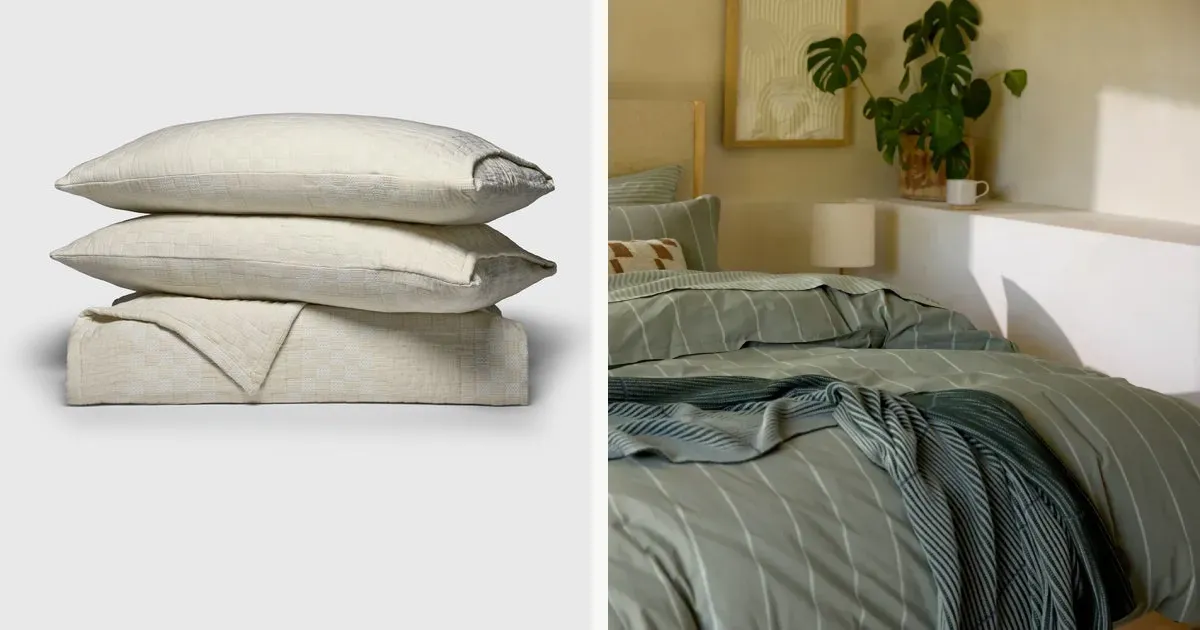 Bamboo viscose and linen bedding from official home storefronts