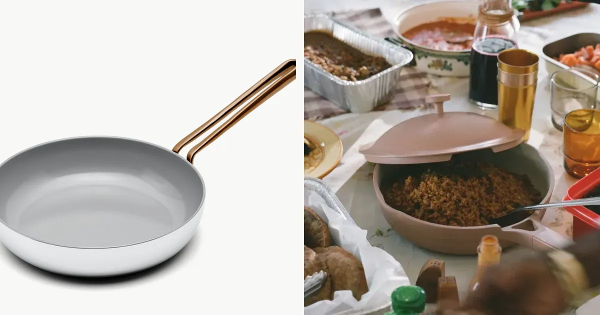 Named cookware and Always Pan systems from official kitchen storefronts
