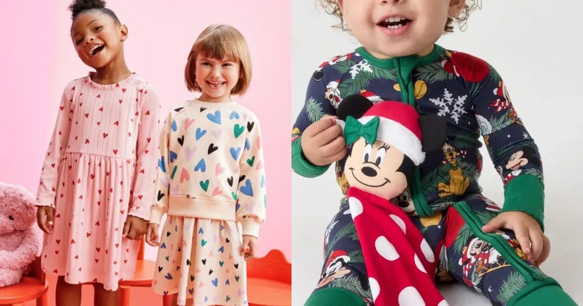 Organic cotton family pajamas and bamboo zip sleepwear from official kids storefronts