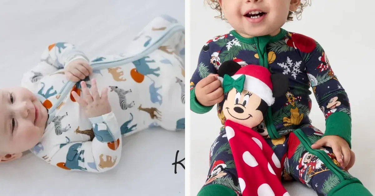 Bamboo zip pajamas from official kids storefronts