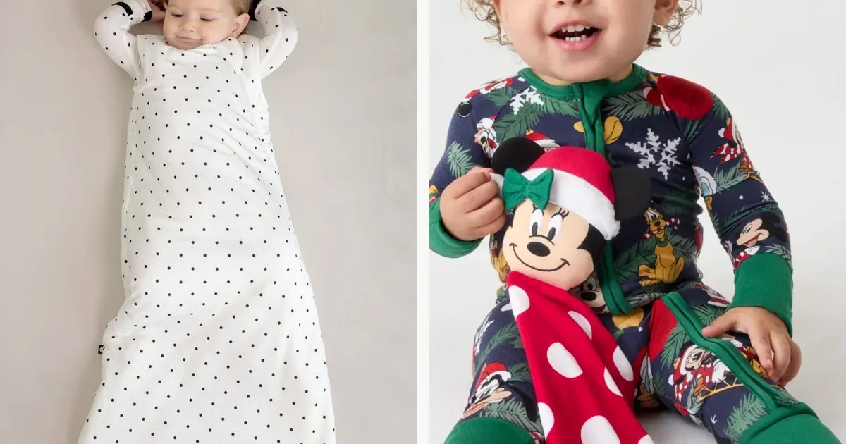 Bamboo sleep bags and zip pajamas from official kids storefronts