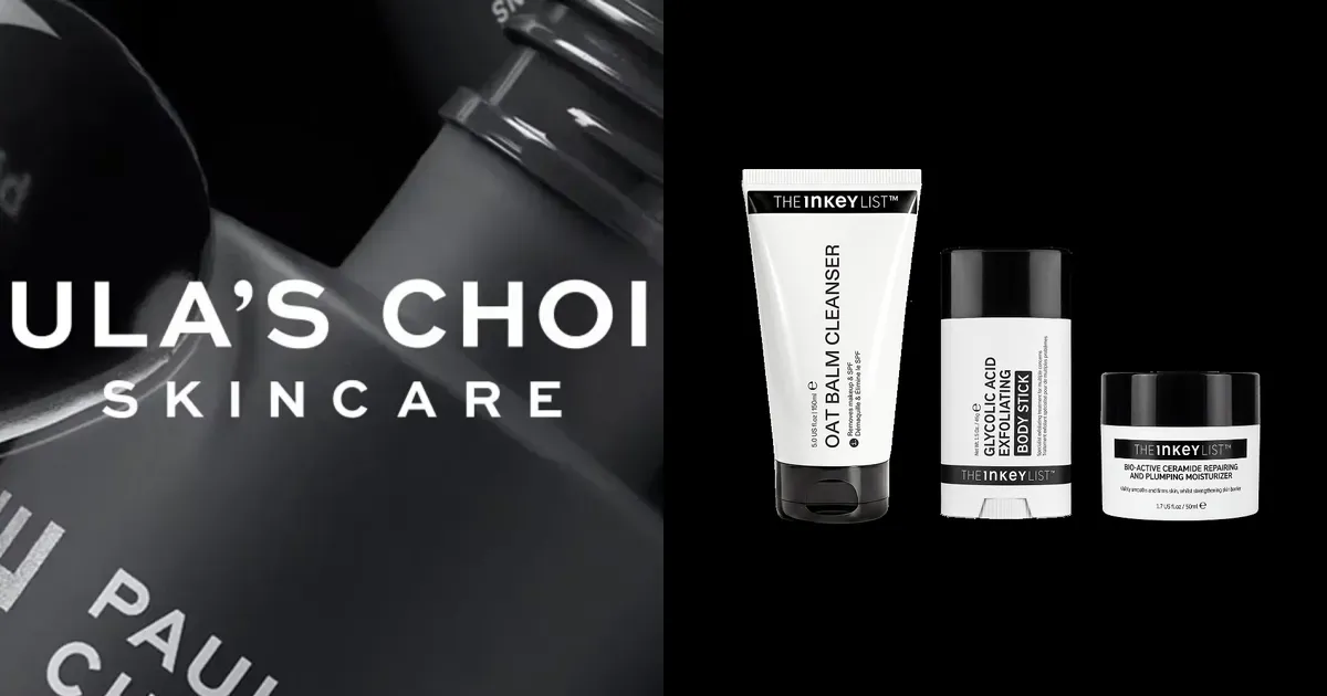 Clinical actives and ingredient-named serums from official beauty storefronts