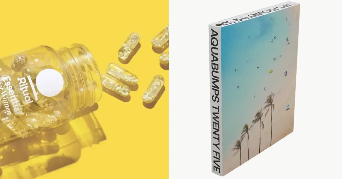 Multivitamin capsules and daily greens powder from official wellness storefronts