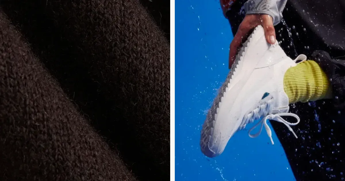 Knit and waterproof city sneakers from official fashion storefronts