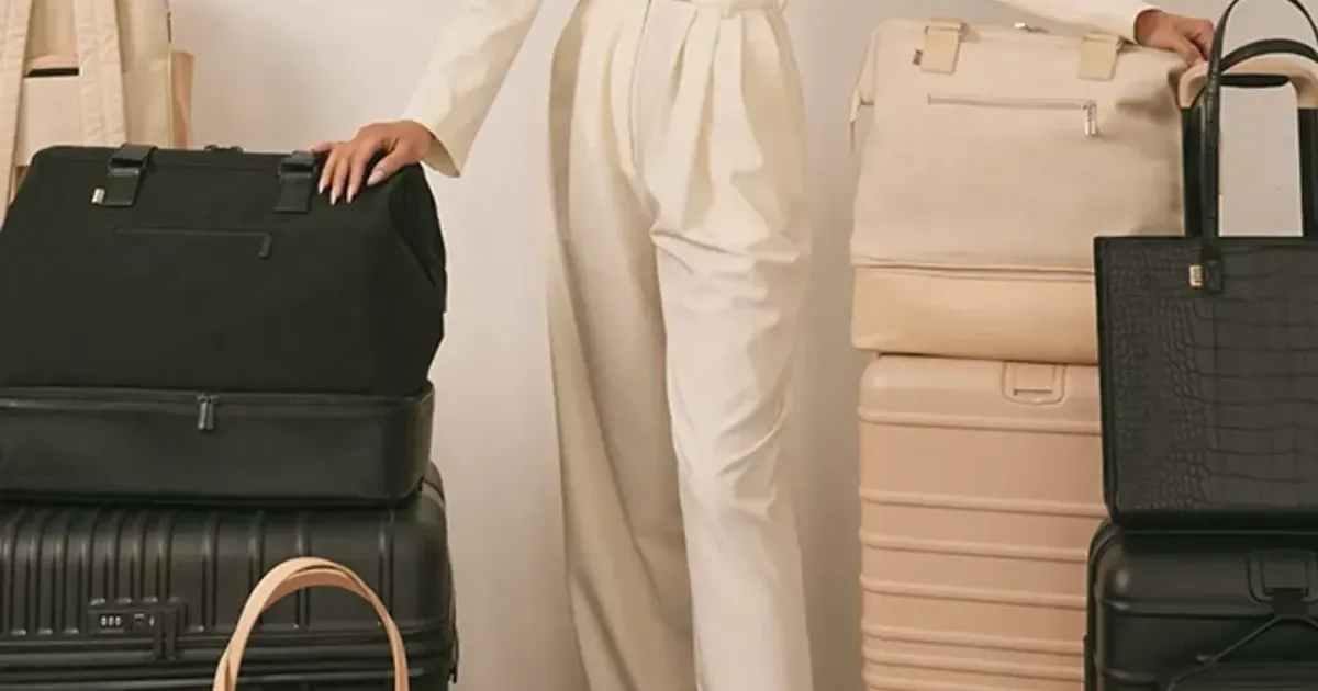 Hard-shell suitcases and travel bags — the parcel a duty line is written for