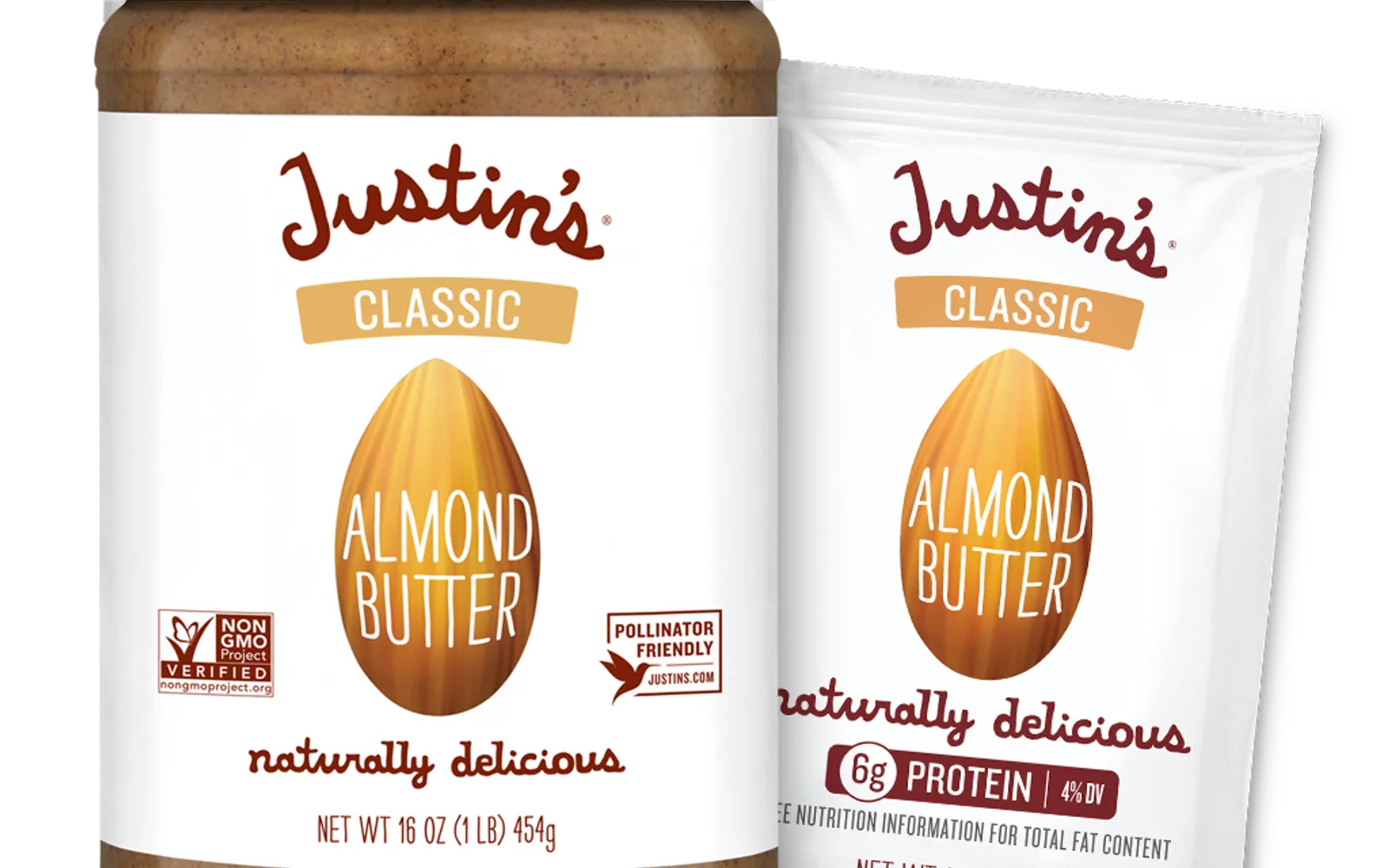 JUSTIN'S Food & Drink Shopify homepage screenshot