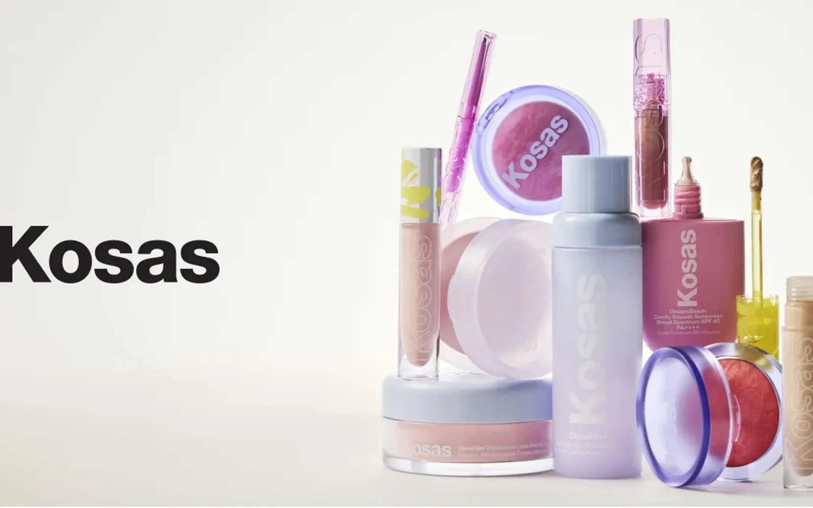Kosas Beauty Shopify homepage screenshot
