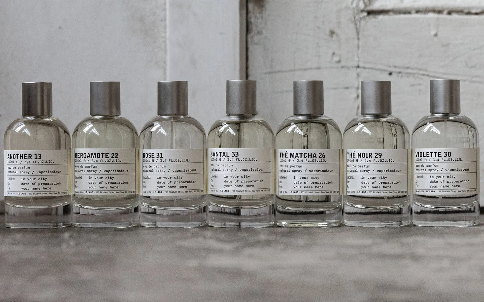 Le Labo Beauty Shopify homepage screenshot