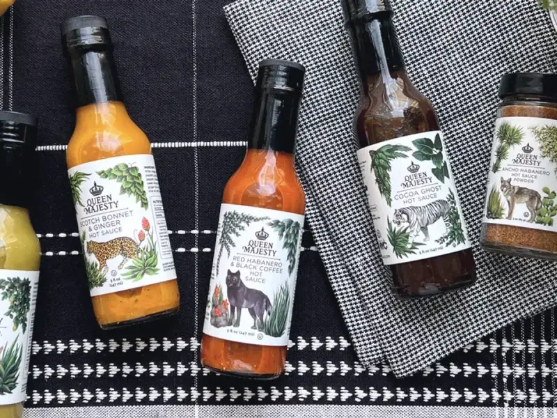 Queen Majesty Hot Sauce Food & Drink store cover