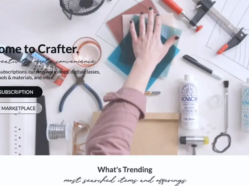 The Crafter's Box Art & Craft store cover